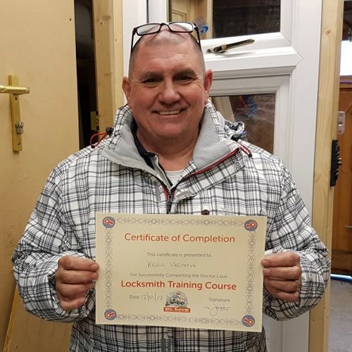 Locksmith Training Graduate