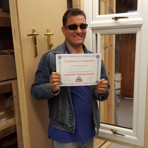 Locksmith Training Graduate